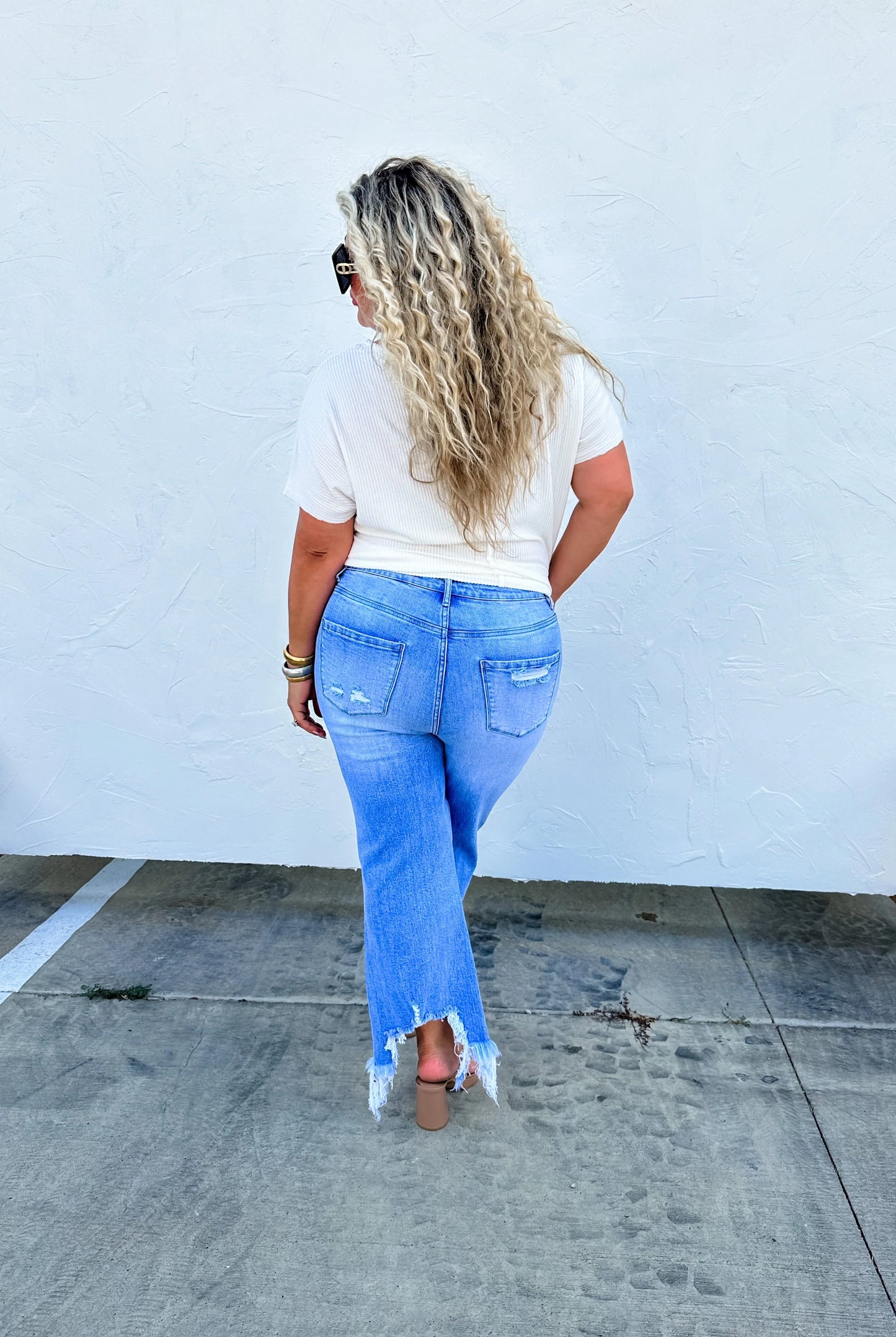 Urban Distressed Crop Jean [[PRE-ORDER]]