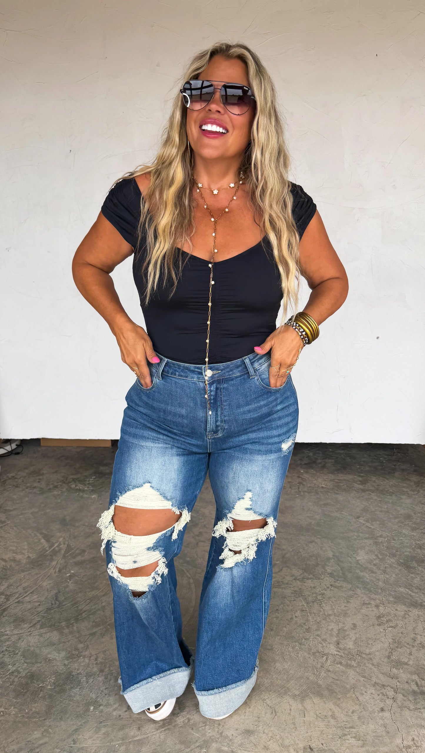 Distressed Jeans