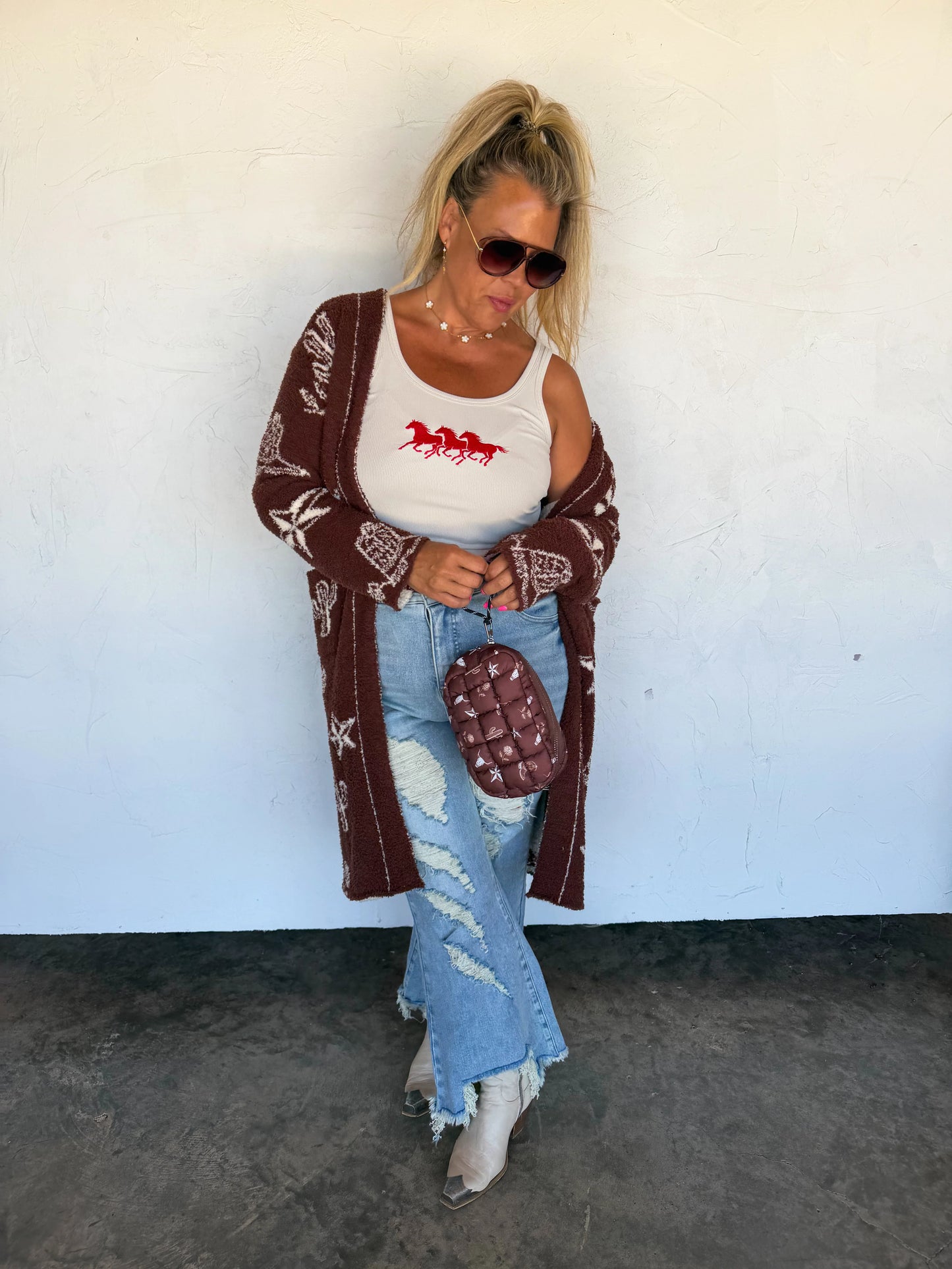 Western Cloud Cardigan - Star