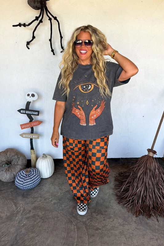 Halloween Checker Haddie Pants