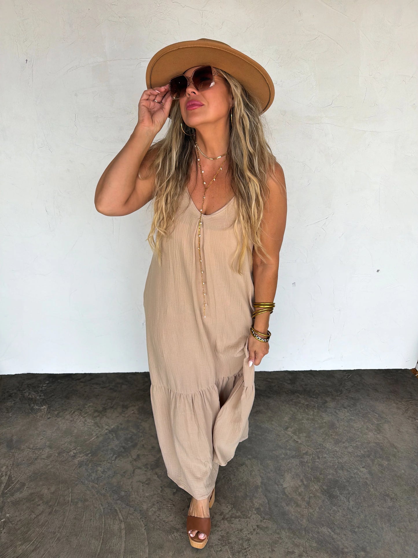 Khaki Nova Dress [[PRE-ORDER 3.2 - 3.6]]