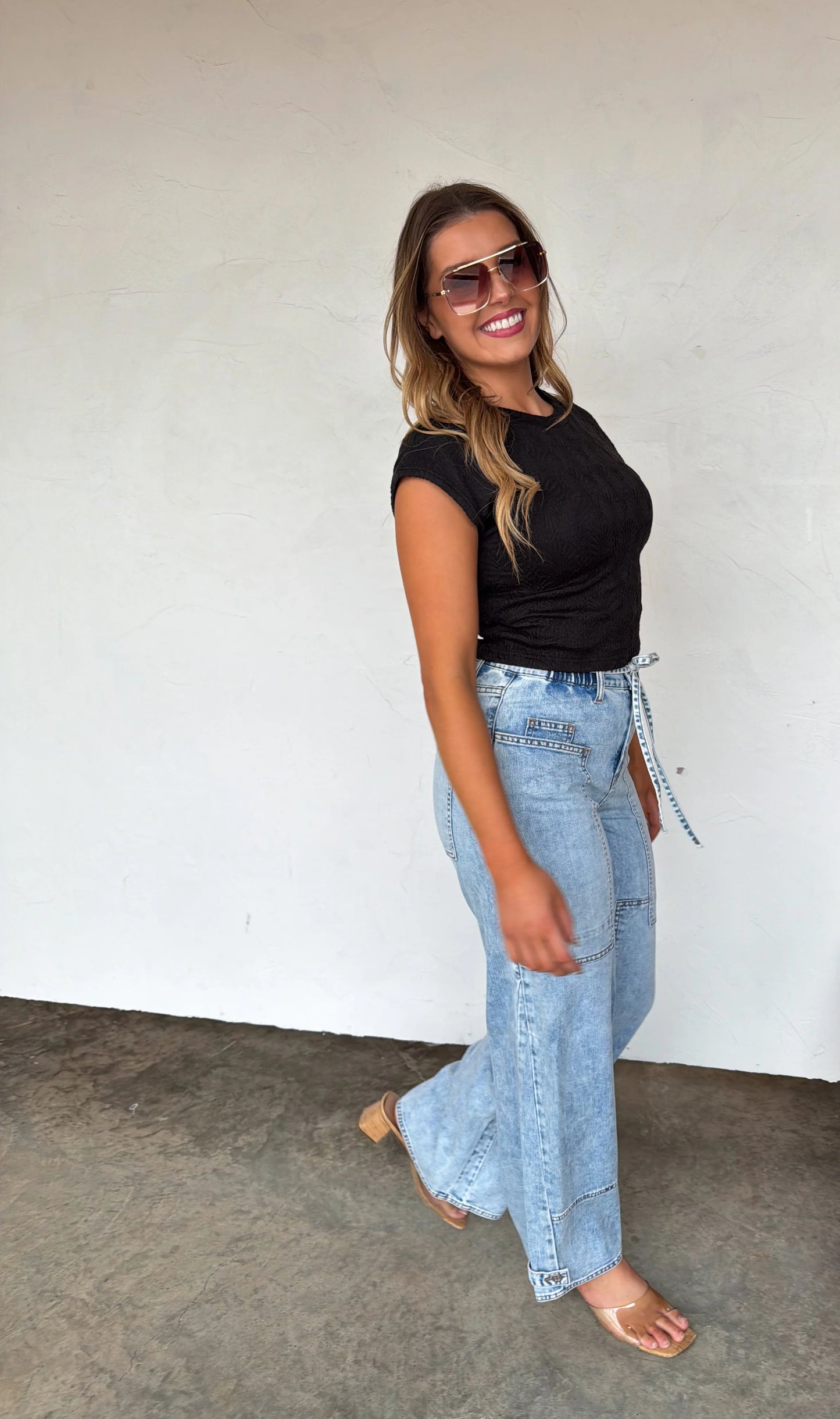 Jovie Tie Waist Jean [[PRE-ORDER]]