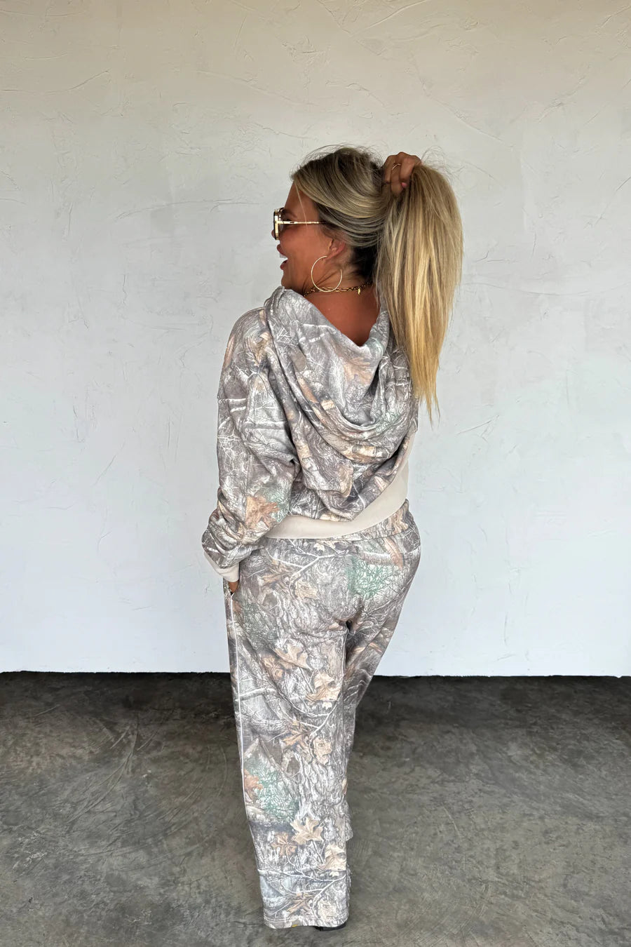 Drift Away Camo Wide Leg Jogger [[PRE-ORDER]]
