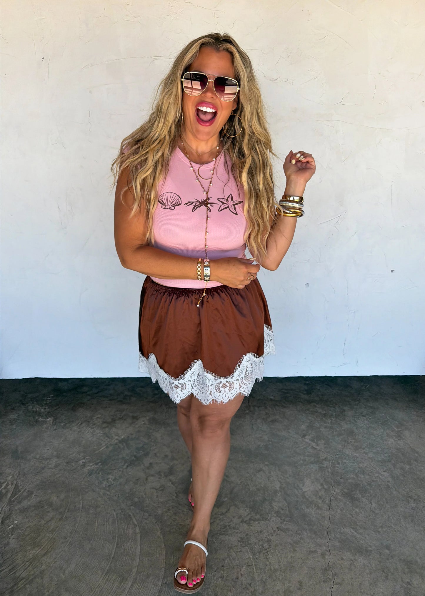 Brown Lace Skirt [[PRE-ORDER]]