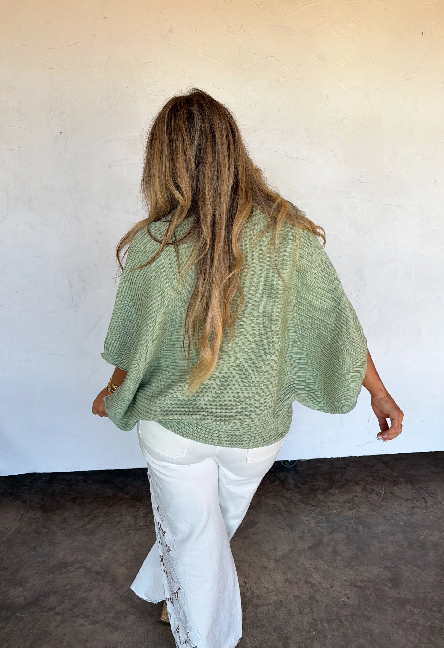 Spring Sage Meg Pullover Poncho [[PRE-ORDER]]