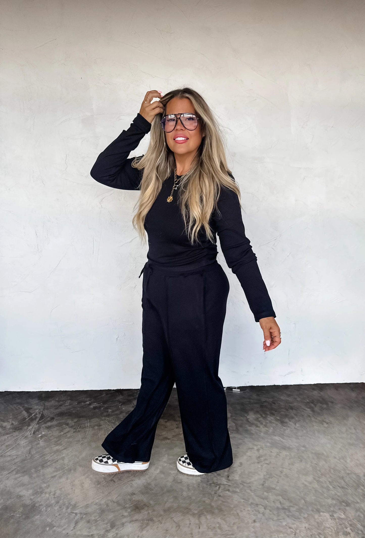 Black Sunday Ribben Lounge Set [[PRE-ORDER: ETA 2nd week of December]]