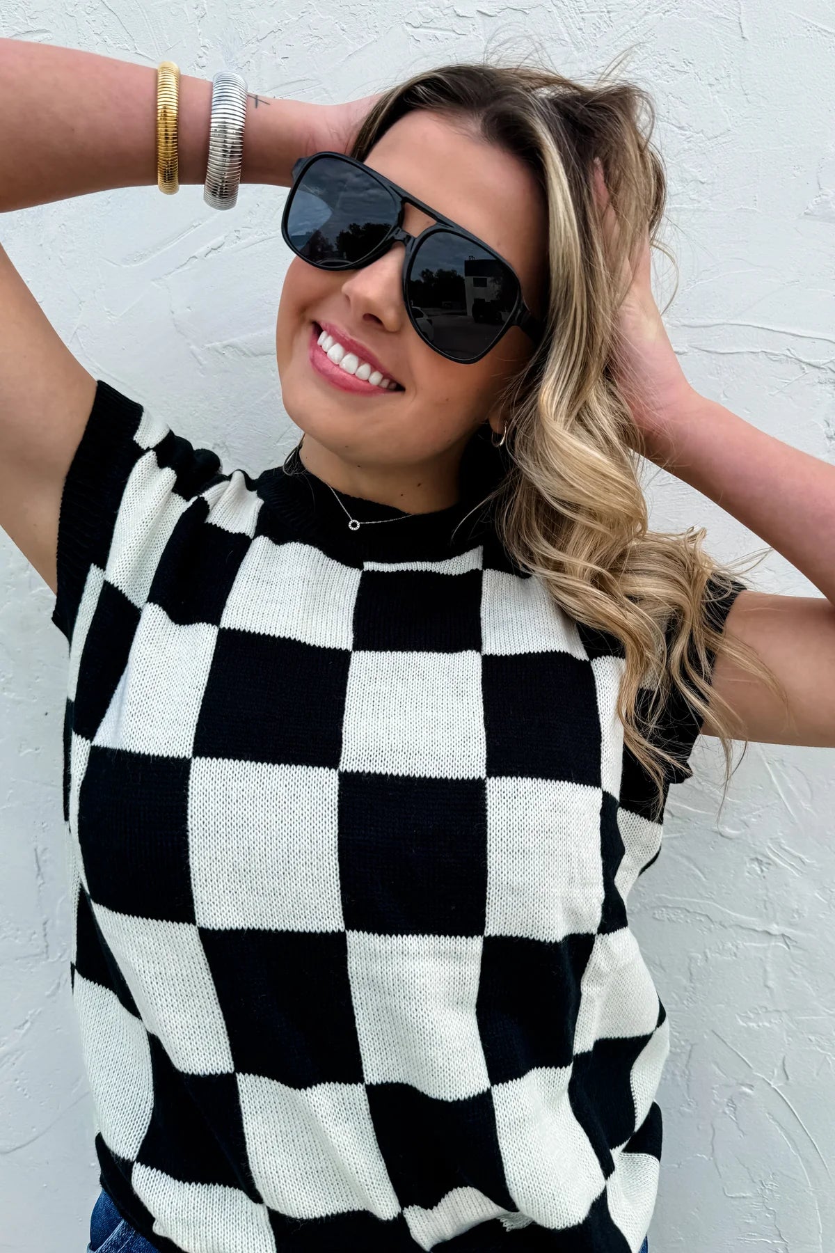 Checkered Sweater