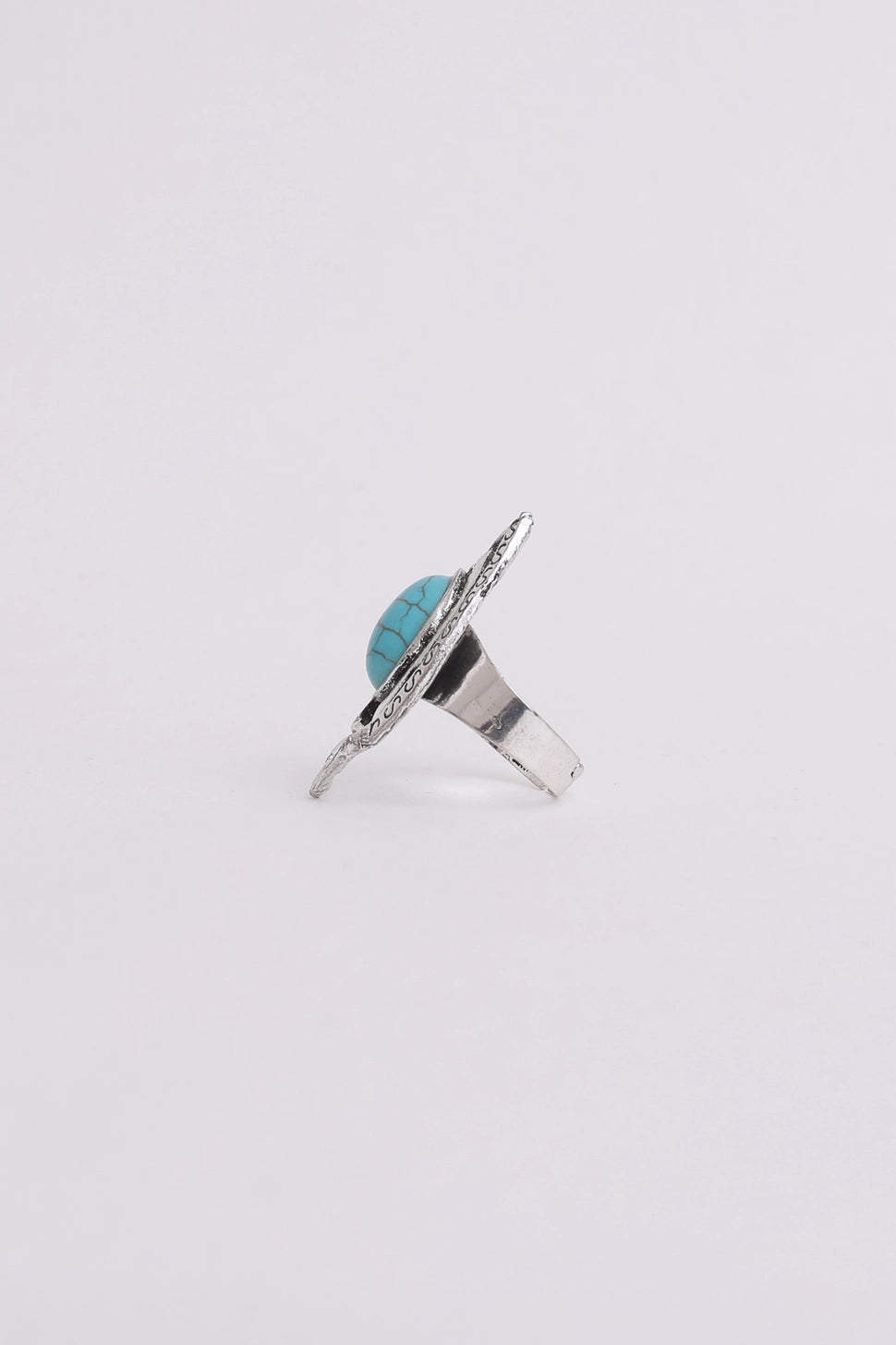 Western Adjustable Turquoise Ring