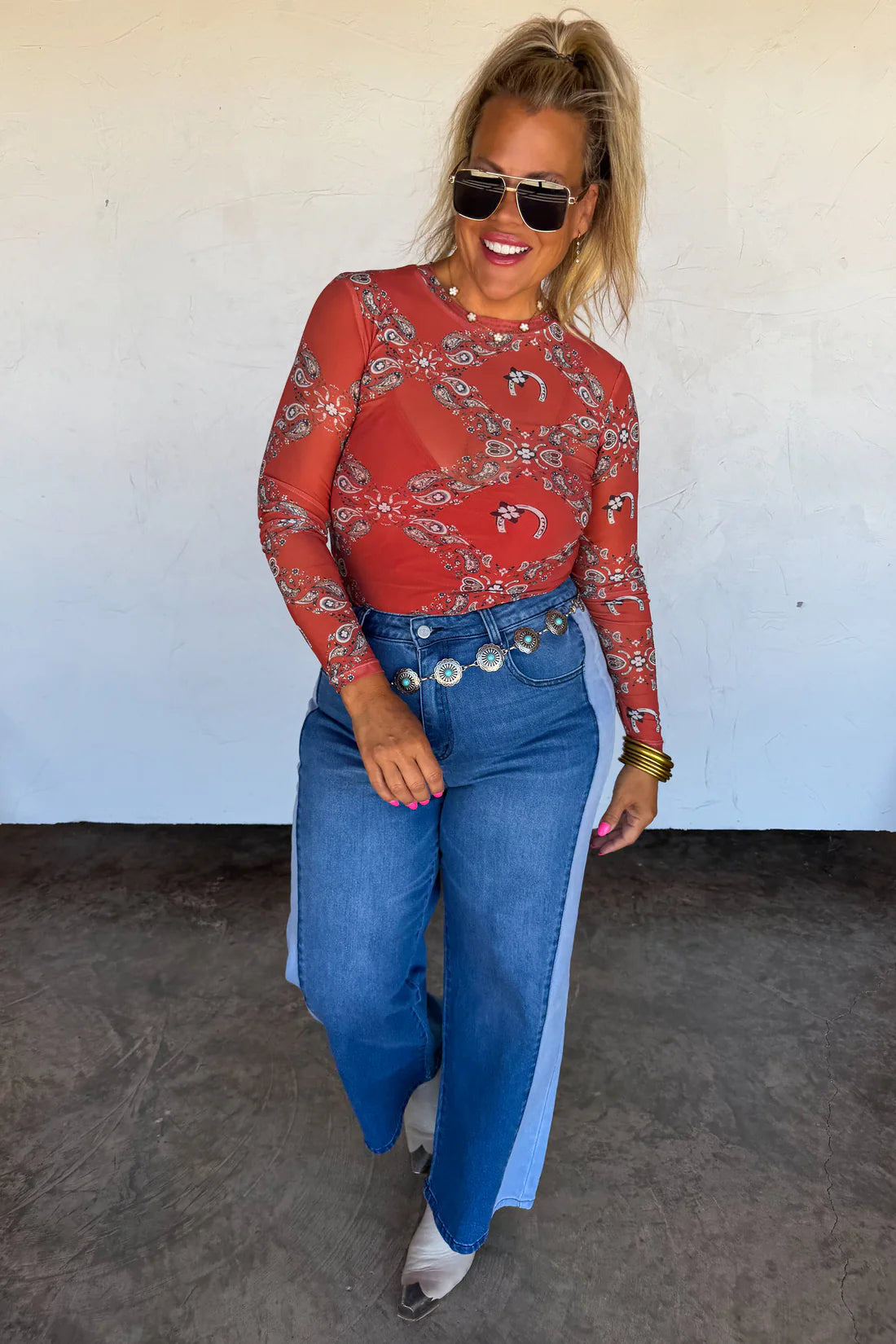 Bandana Mesh Top