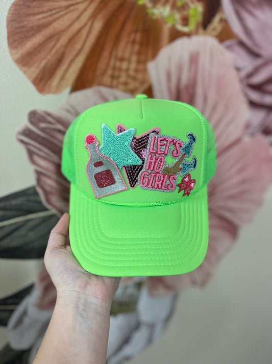 Let's HO Girls Custom Trucker Hat