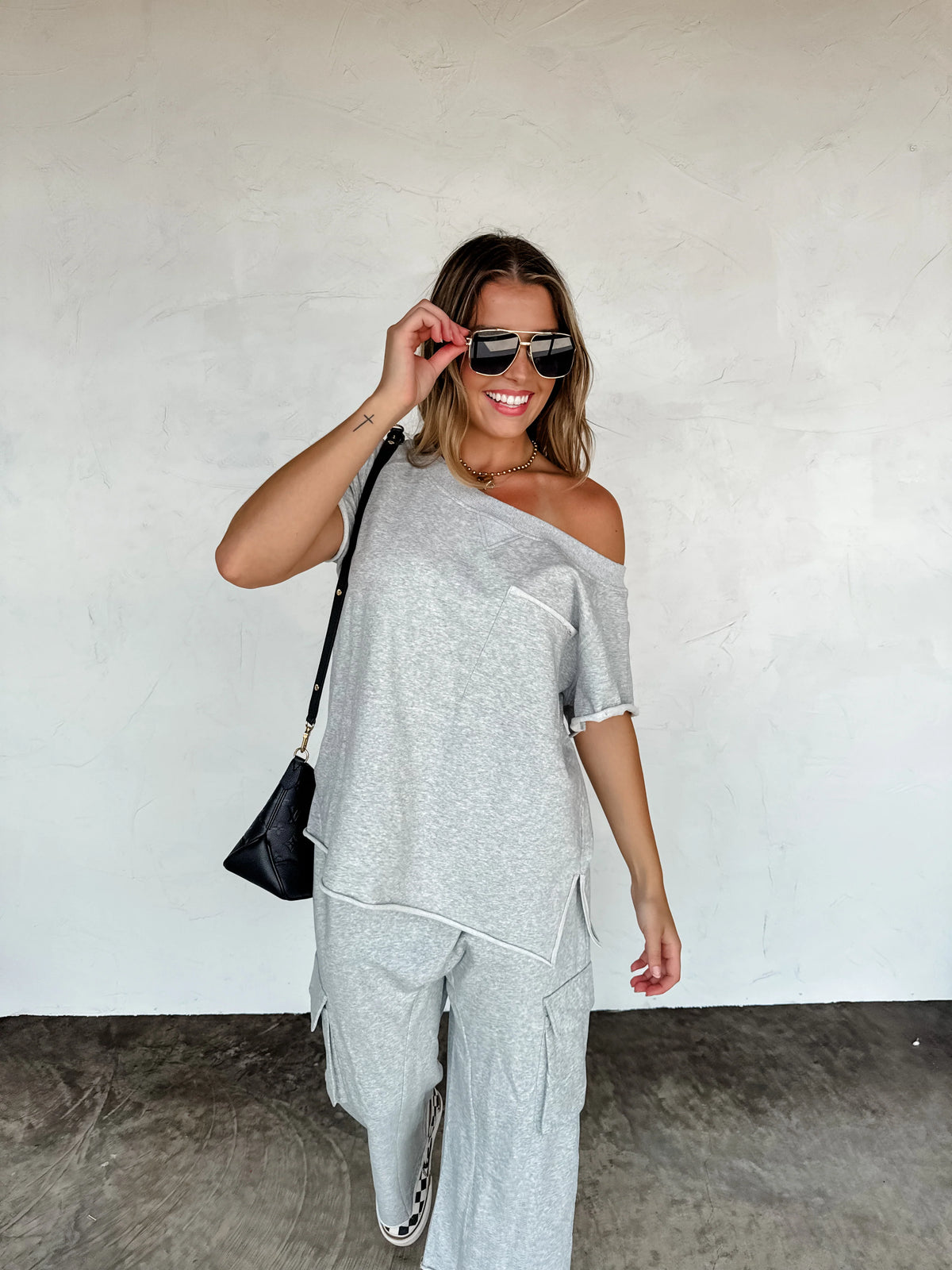 Terry Lounge Set in Gray