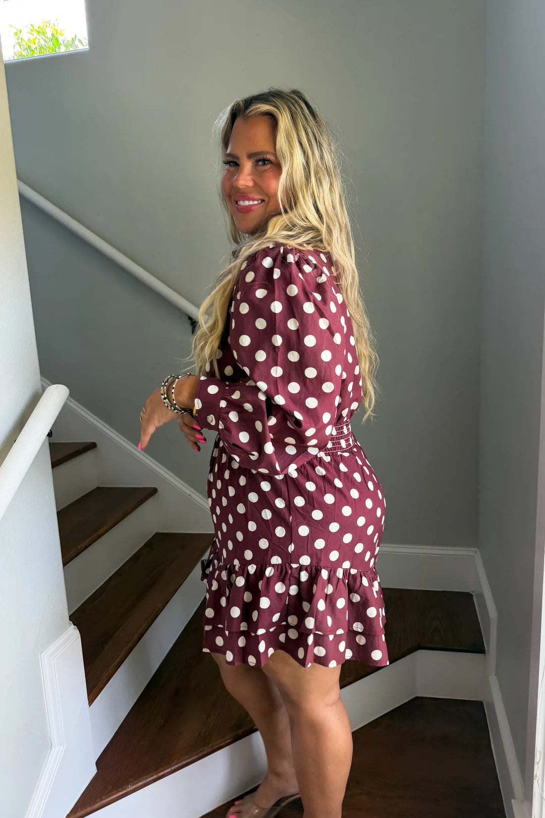 Windsor Dress in Polka Dot