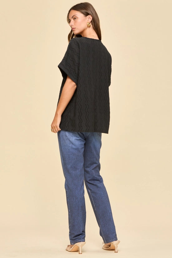 Textured Woven Blouse