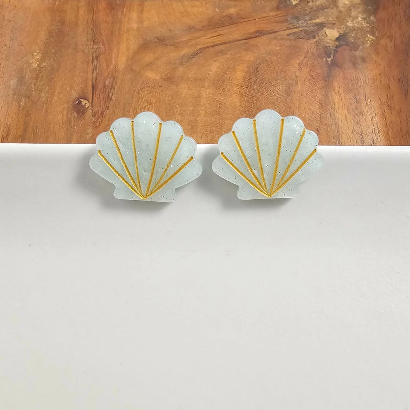 Seashell Studs