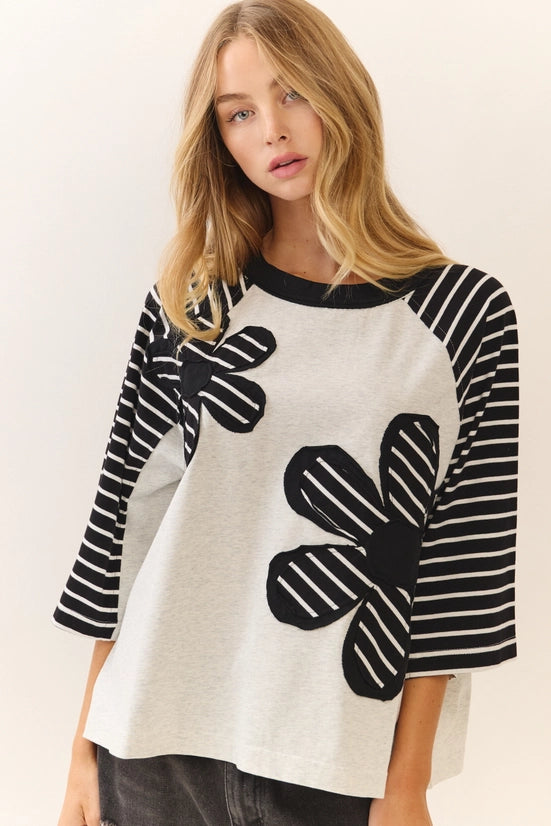 Flower Applique Tee