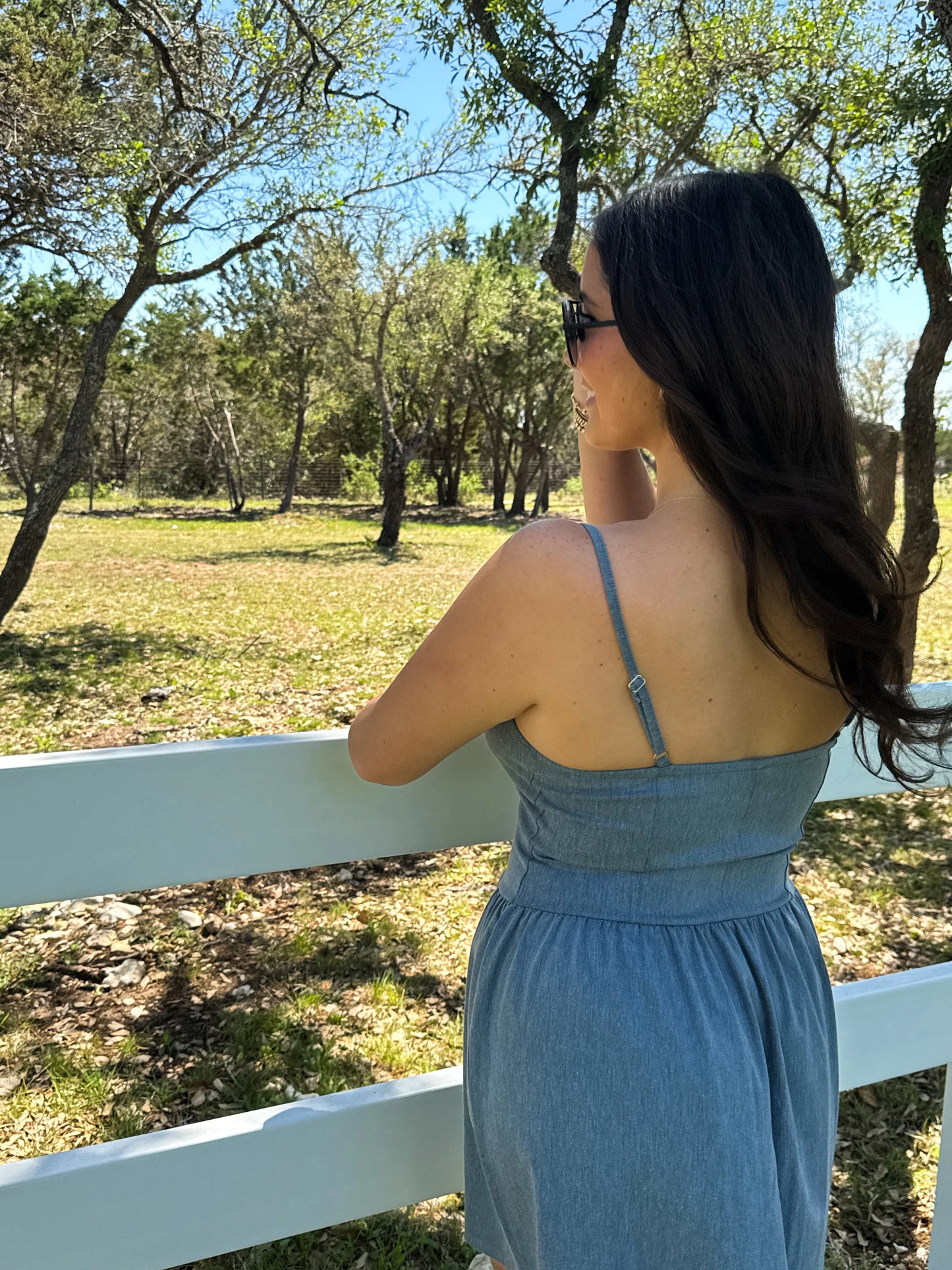 Denim Bow Dress [[[PRE-ORDER]]