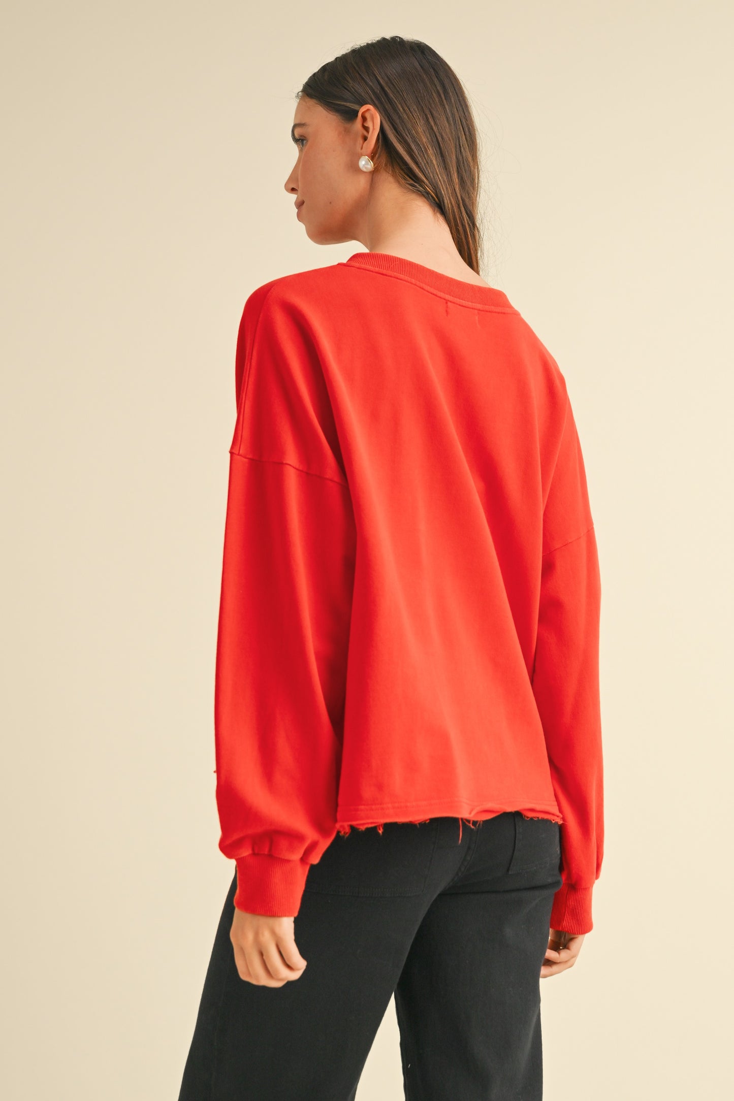 Mineral Washed Tree Patch Top