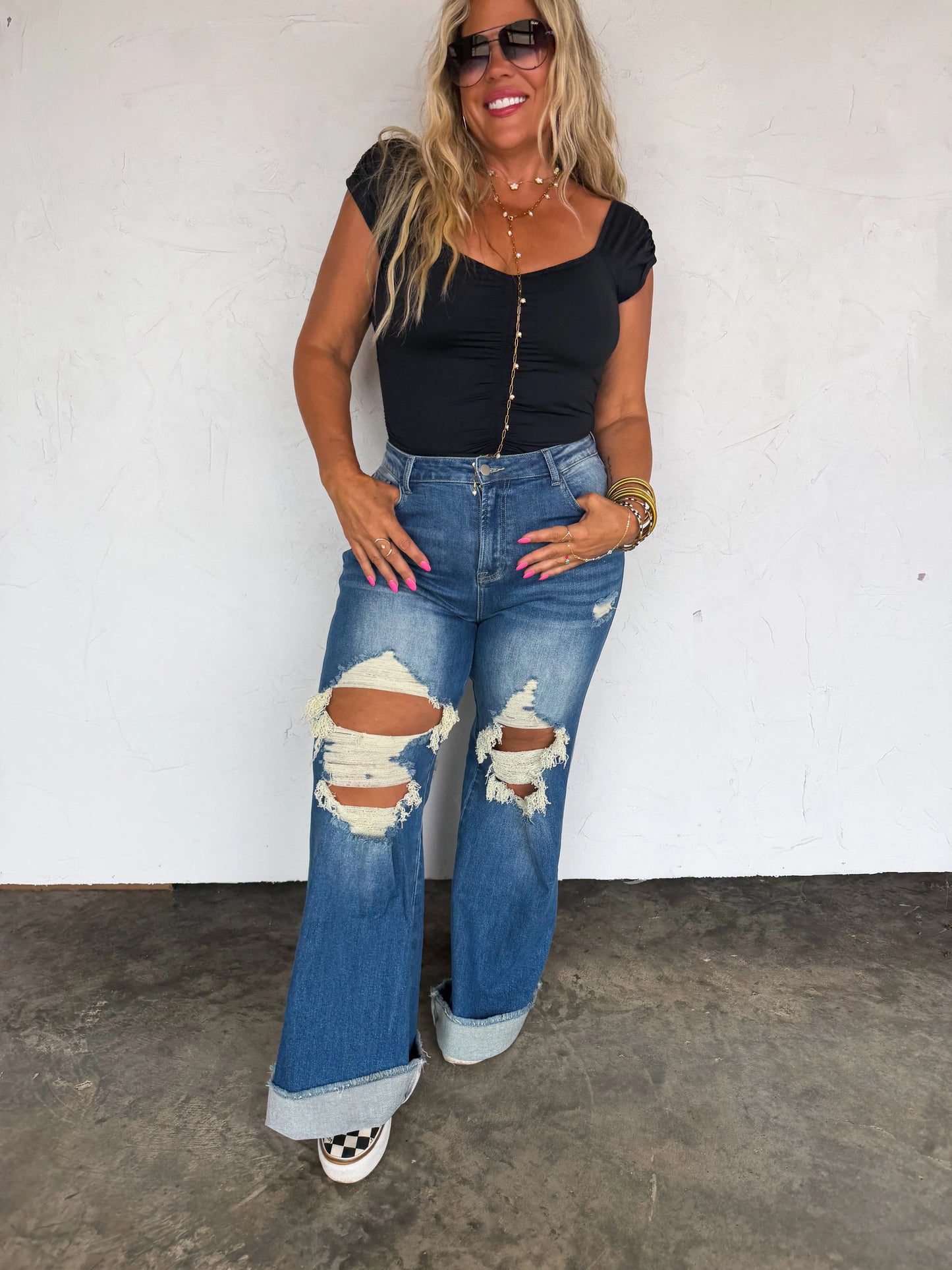 Distressed Jeans