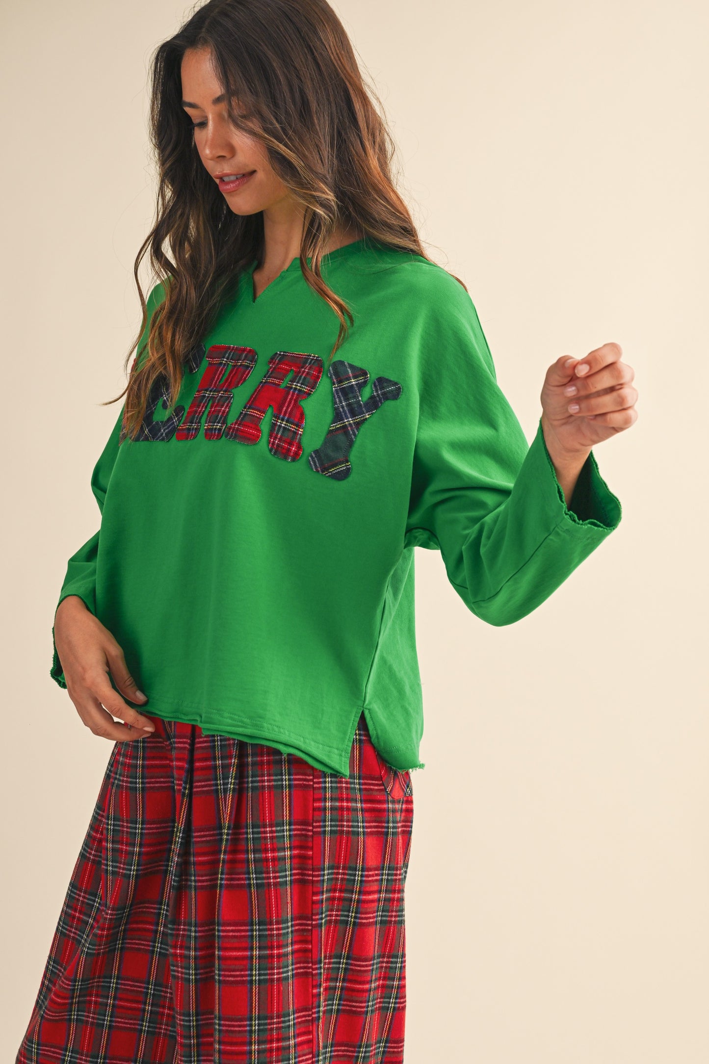 Christmas Patch Mineral Top