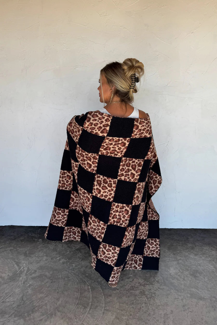 Checker Cheetah Cloud Blanket [[PRE-ORDER ETA 11/30]]