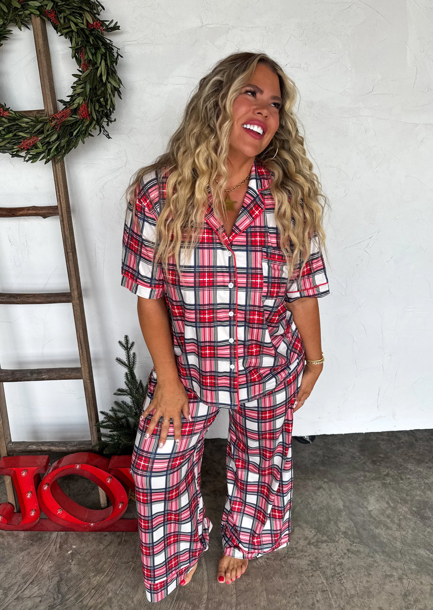 Christmas Plaid Luxe PJ set [[PRE-ORDER]]