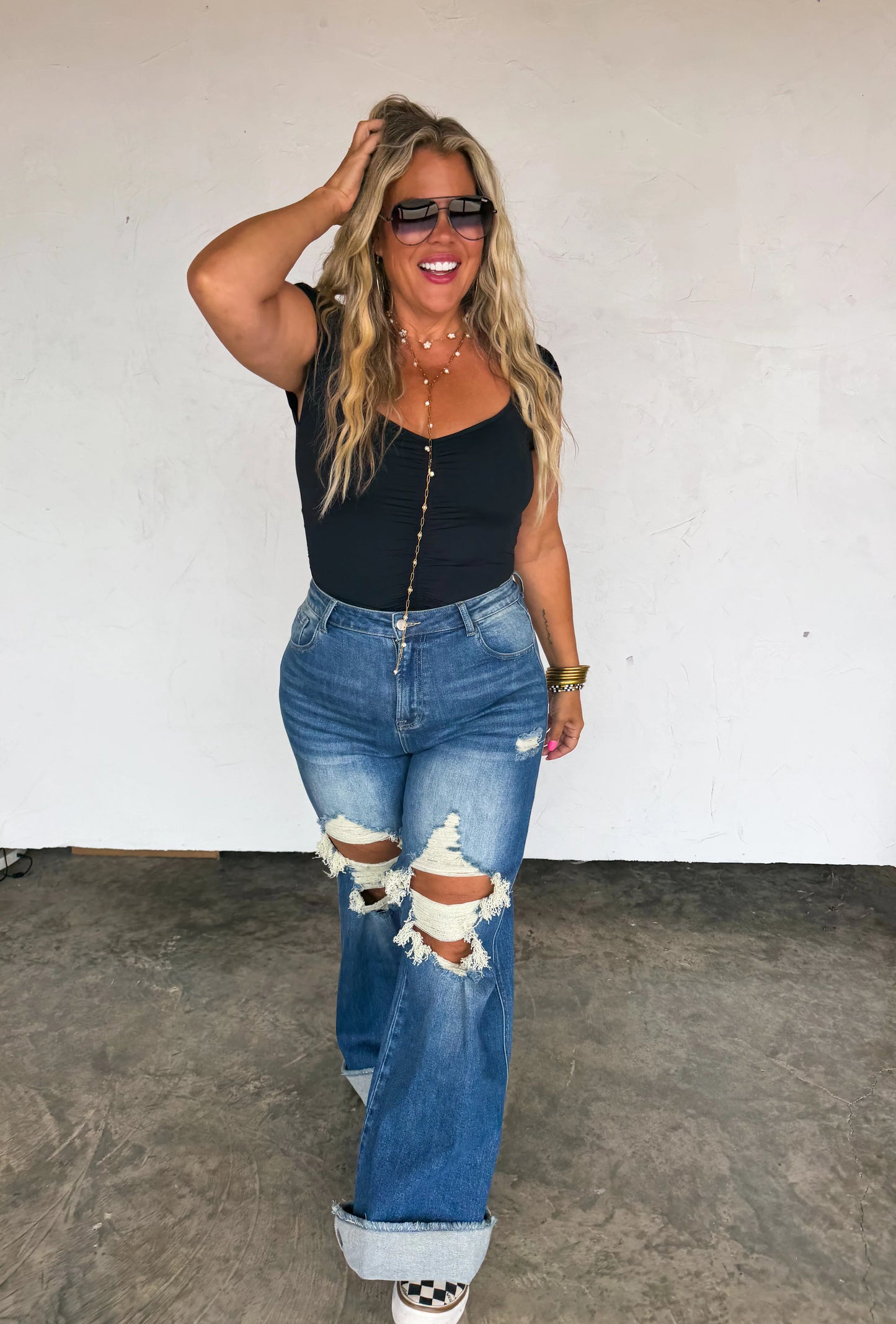 Distressed Jeans