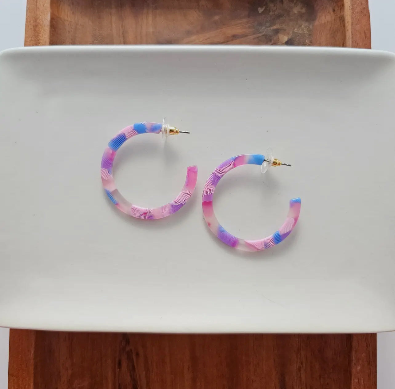 Cotton Candy Camy Hoops