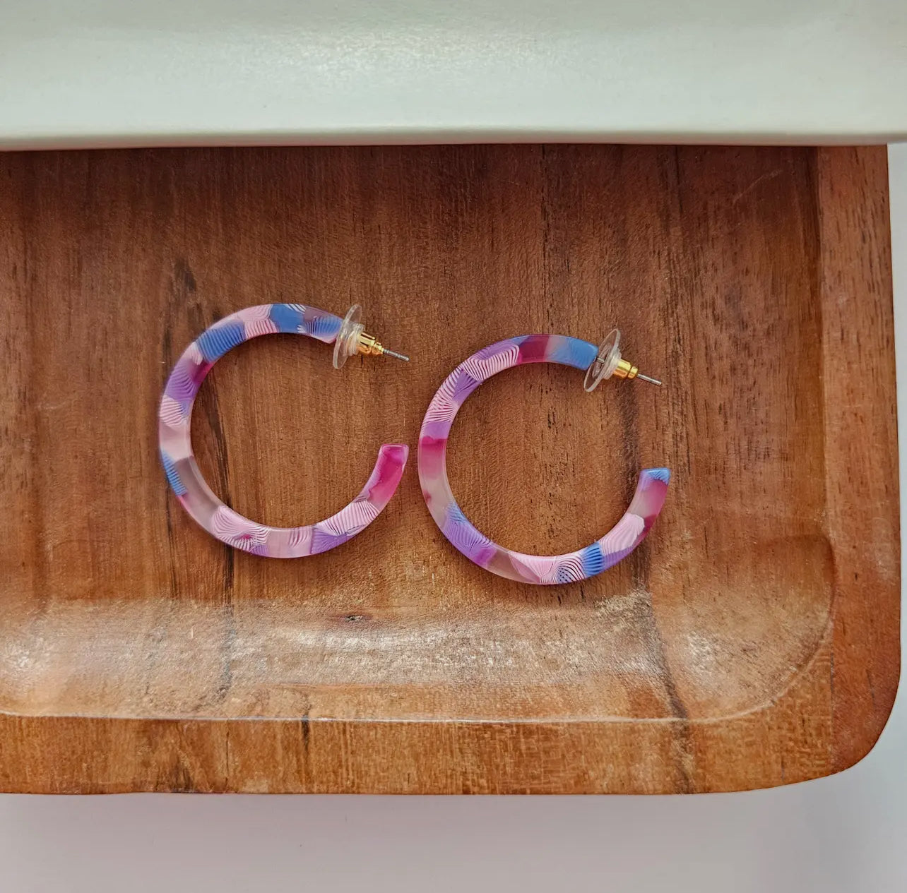 Cotton Candy Camy Hoops