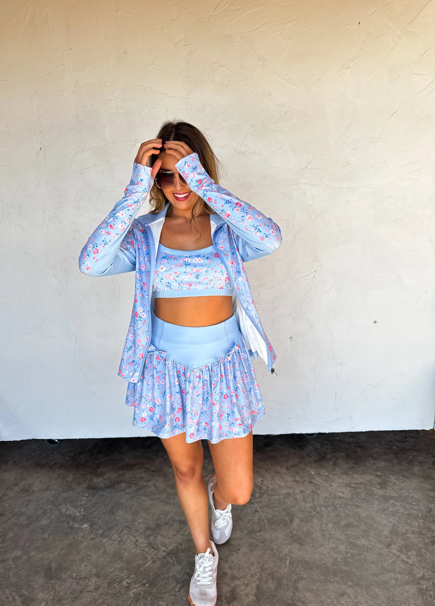 Blue Floral Bralette [[PRE-ORDER]]