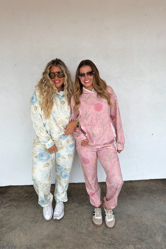 Blue Toile Lila Joggers [[PRE-ORDER]]