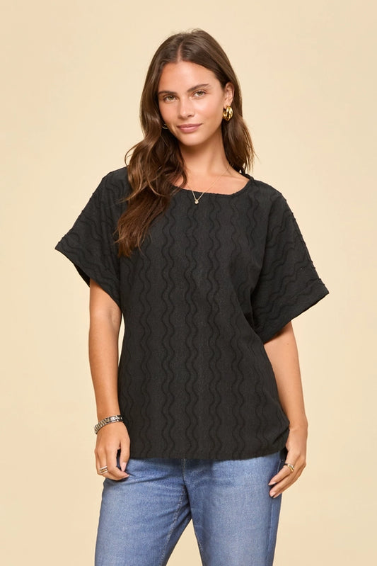 Textured Woven Blouse