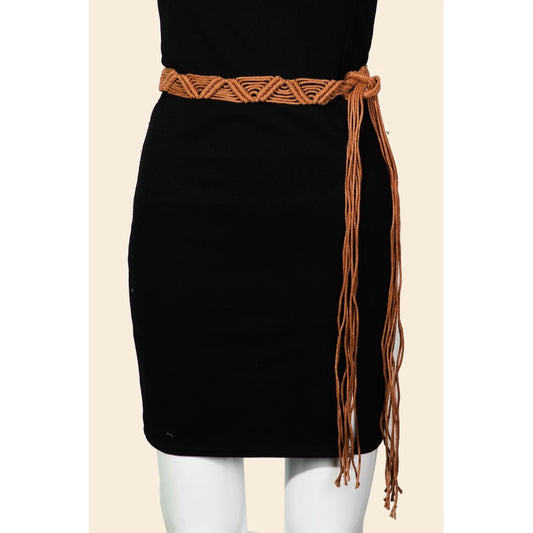 Brown Rope Belt