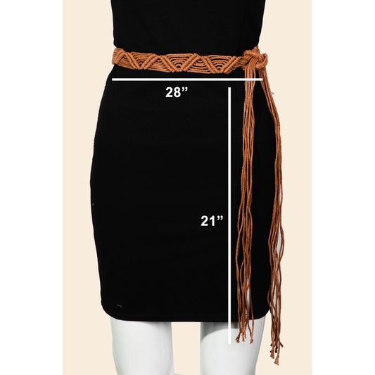Brown Rope Belt