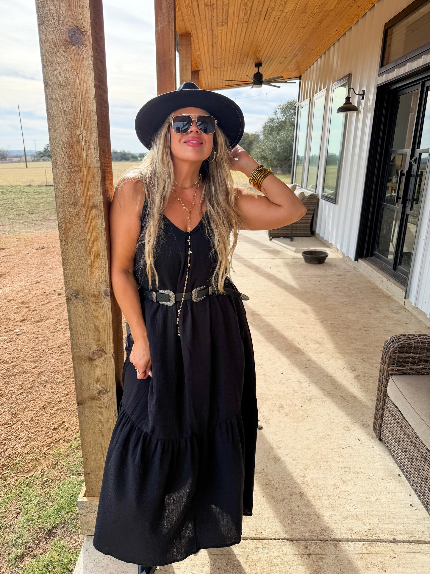 Black Nova Dress [[PRE-ORDER 3.2 - 3.6]]