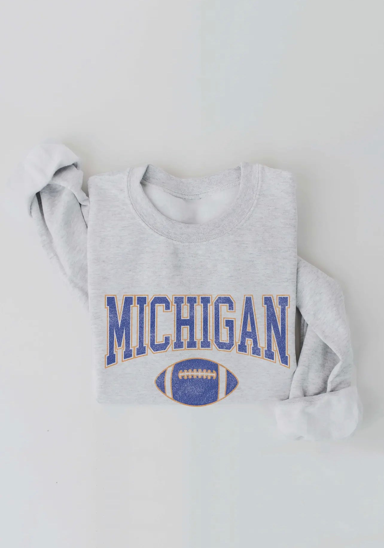 ** P/U at French Twist Only ** Michigan Football Graphic Sweatshirt