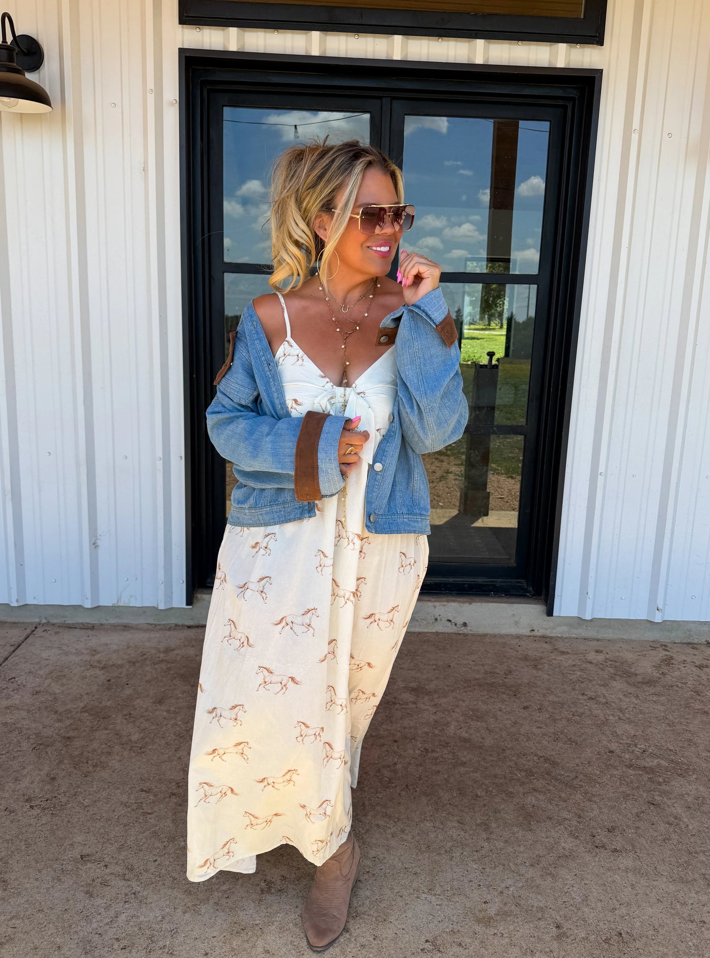 Cowboy Romance Denim Jacket