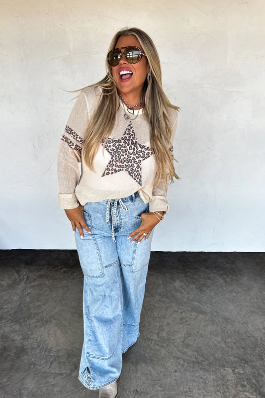 Cheetah/Camo Mellow Mesh Top [[PRE-ORDER: ETA end of December]]