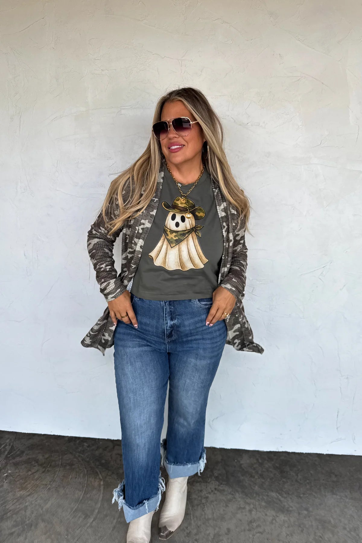 Lola Cardigan in Camo [[PRE-ORDER]]