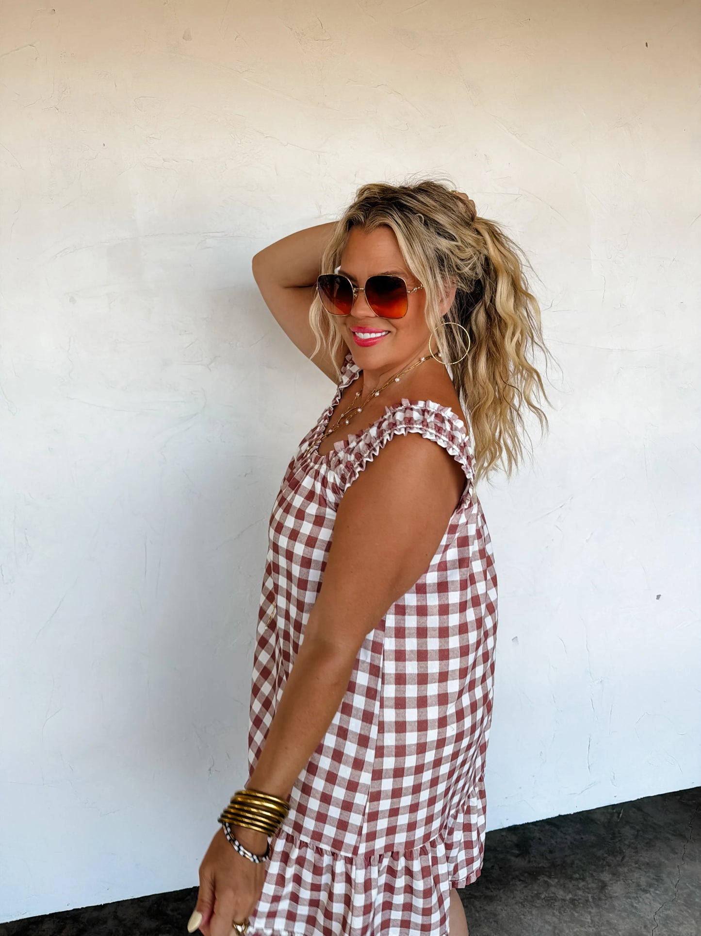 Gingham Babydoll Dress [[PRE-ORDER]]