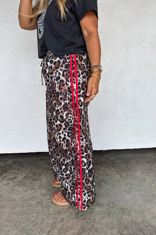 The Knox Boxer Pants in Cheetah Red Stripe [[PRE-ORDER]]