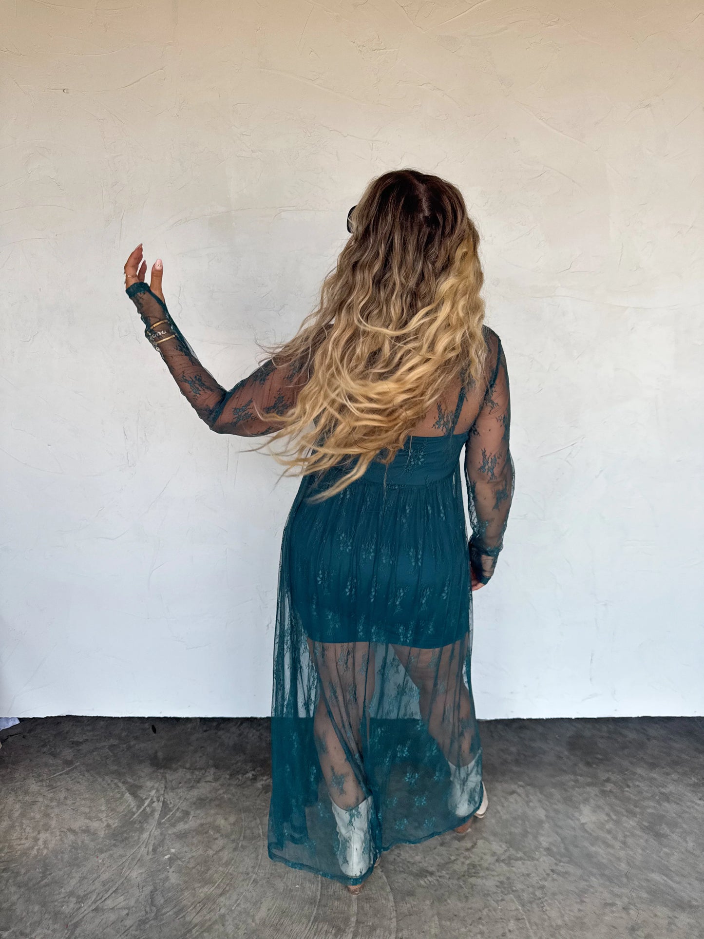 Evangeline Teal Dress [[PRE-ORDER]]