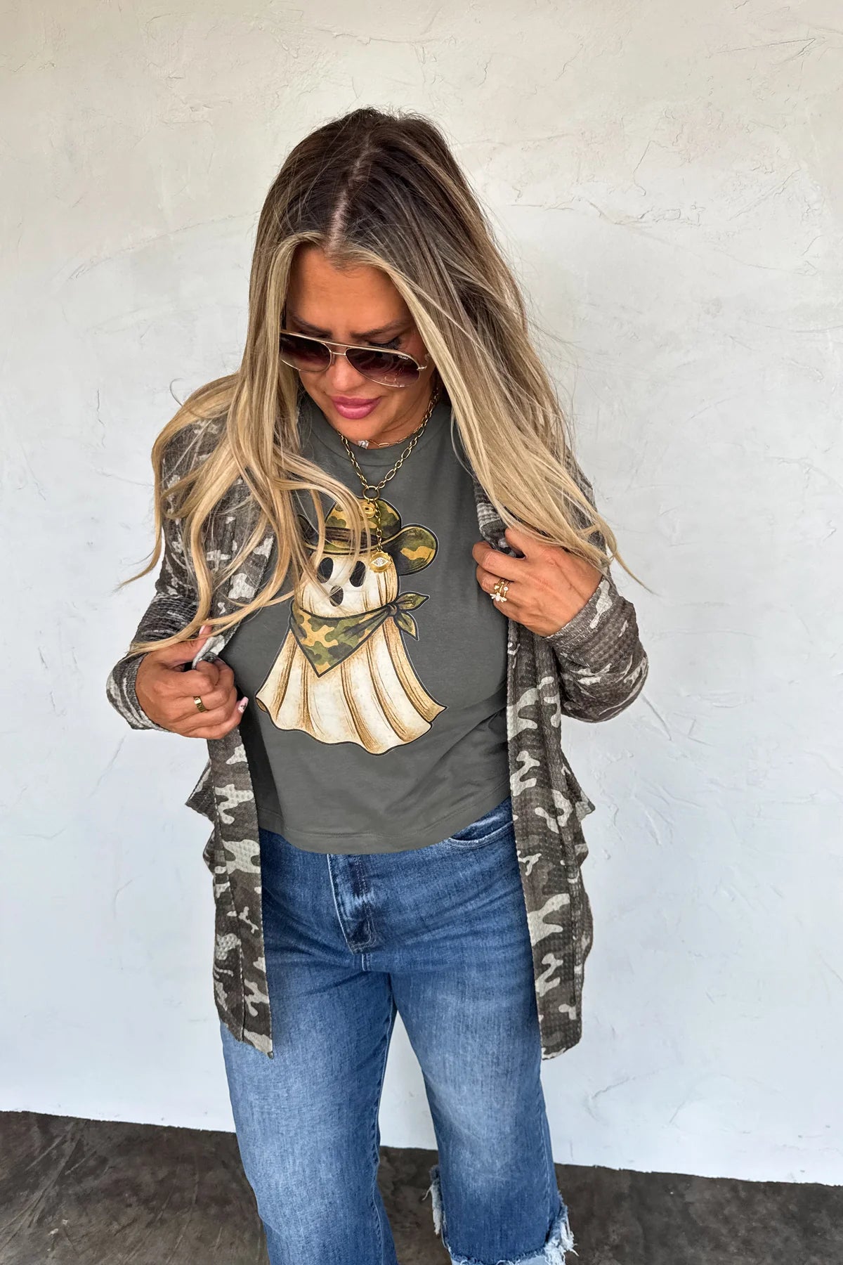 Lola Cardigan in Camo [[PRE-ORDER]]