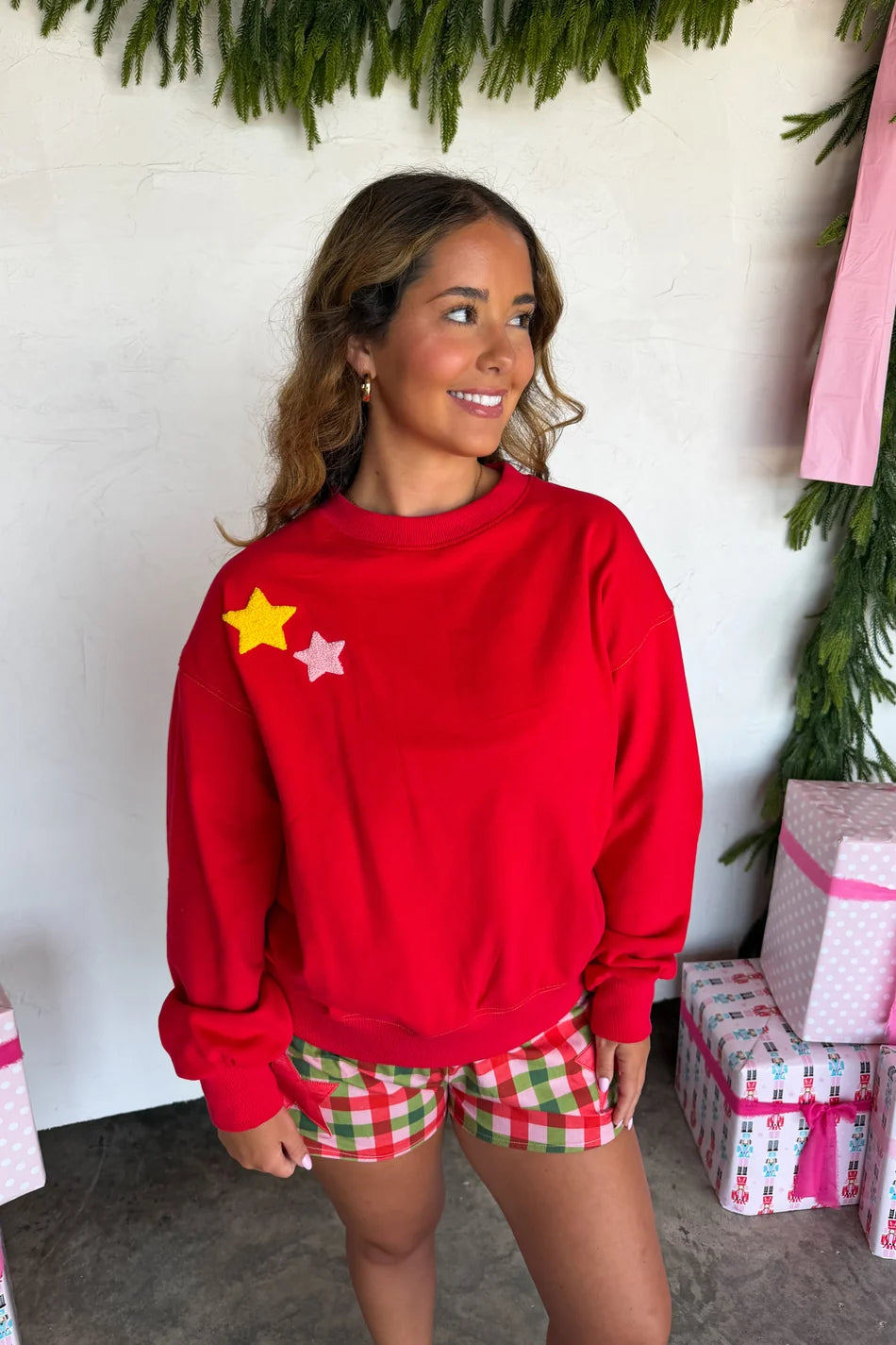 BETTER NOT Sweatshirt in Red