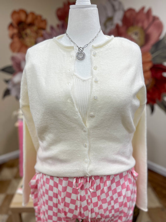 Ivory Piper Cardigan