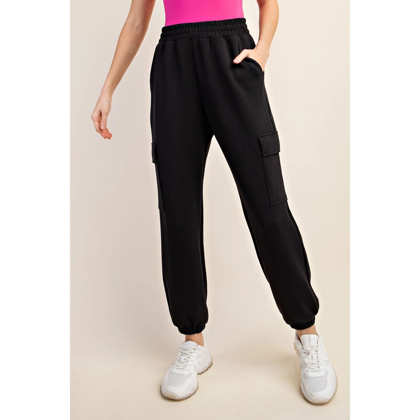 Black Modal Scuba Joggers