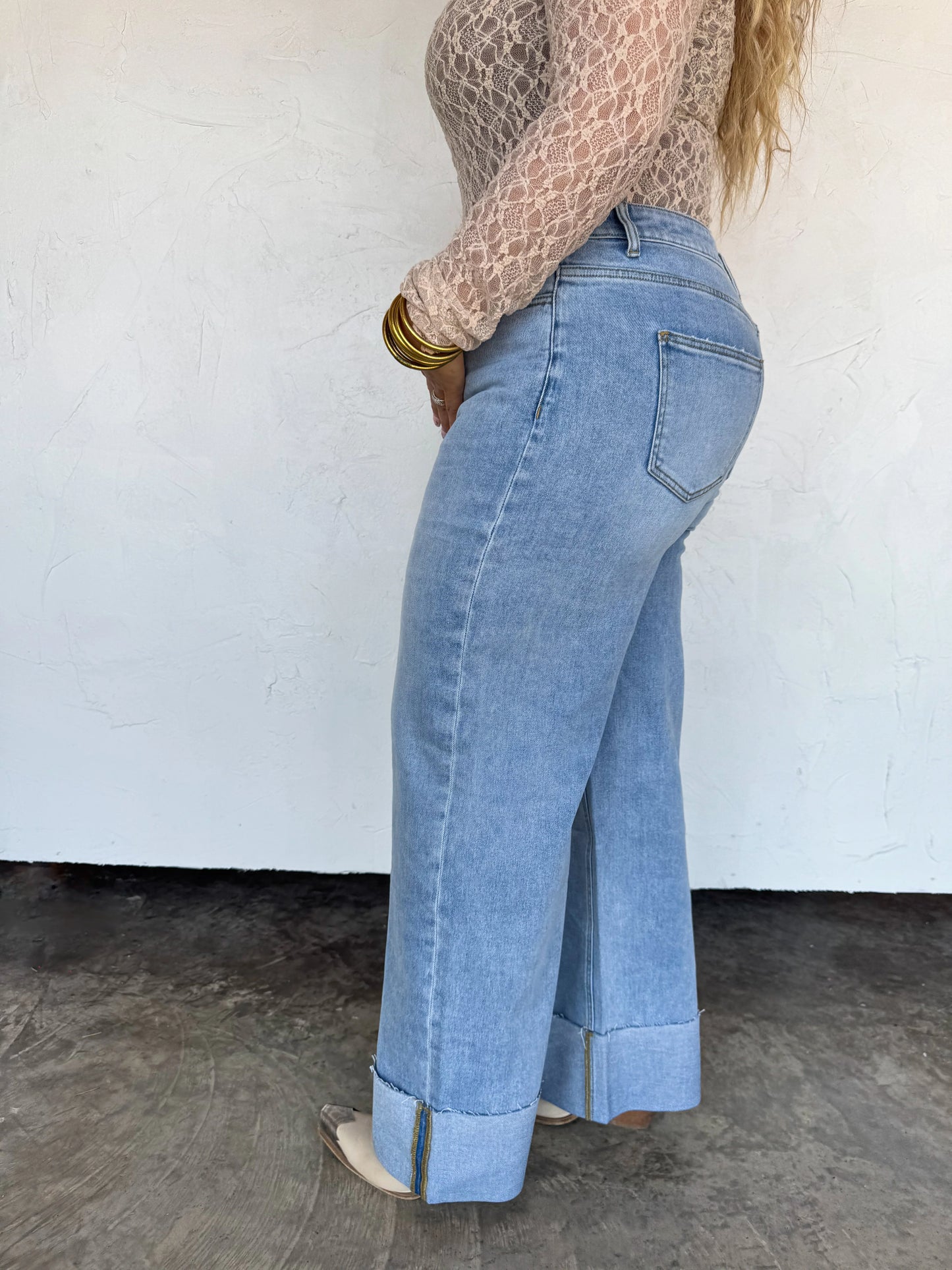 The Leni Wide Cuff Jean [[PRE-ORDER]]