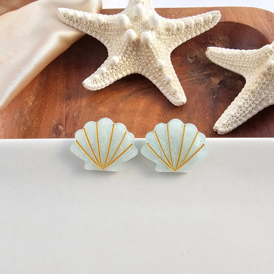 Seashell Studs