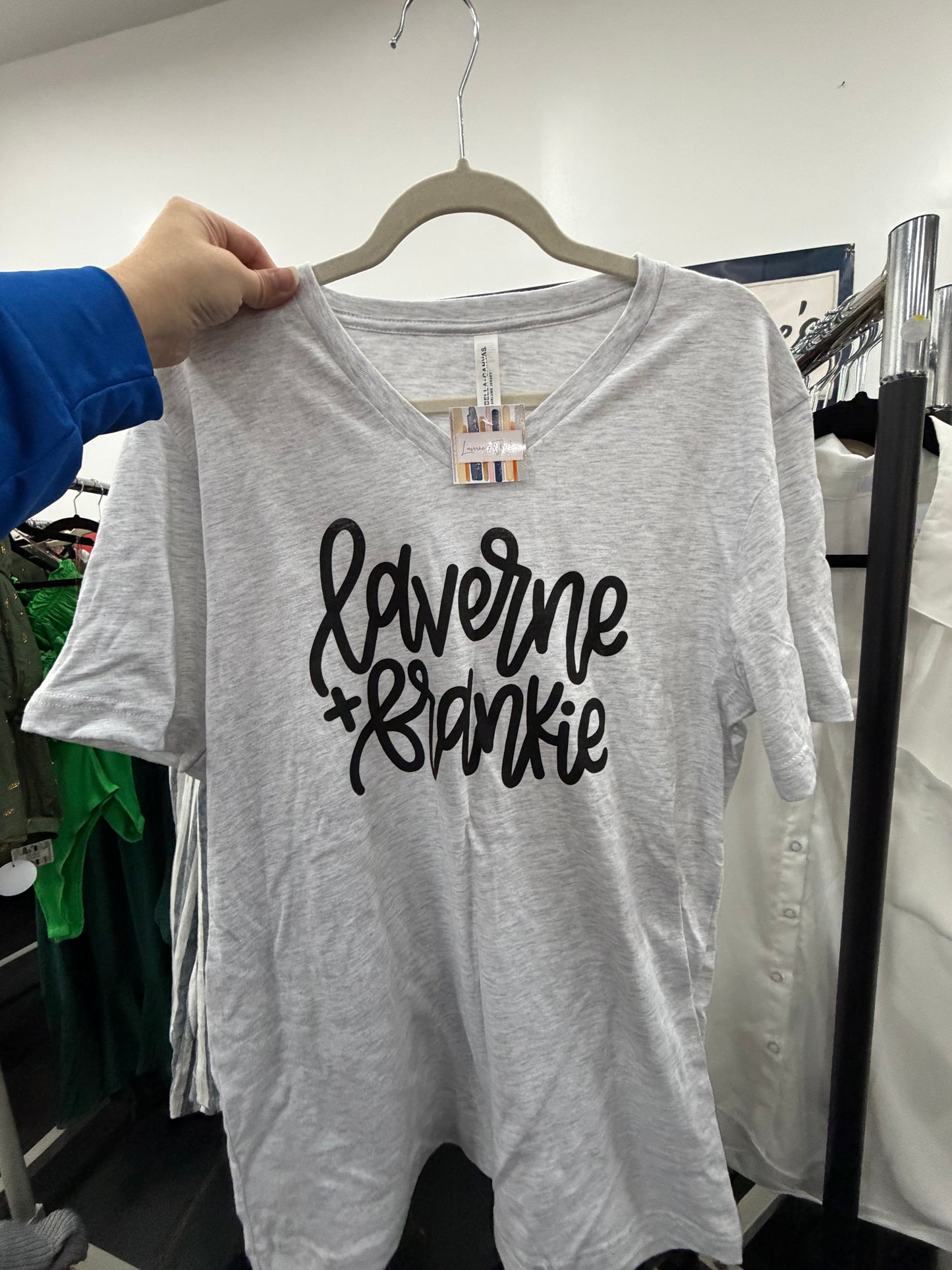 Laverne + Frankie Calligraphy Tee