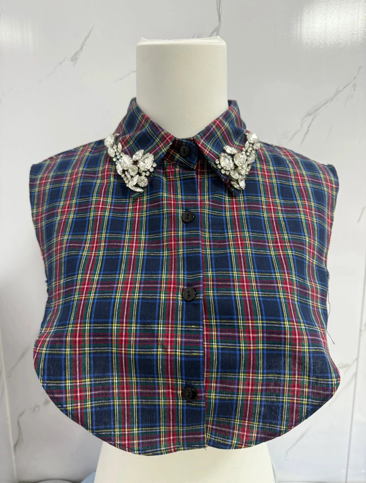 Navy Christmas Collar