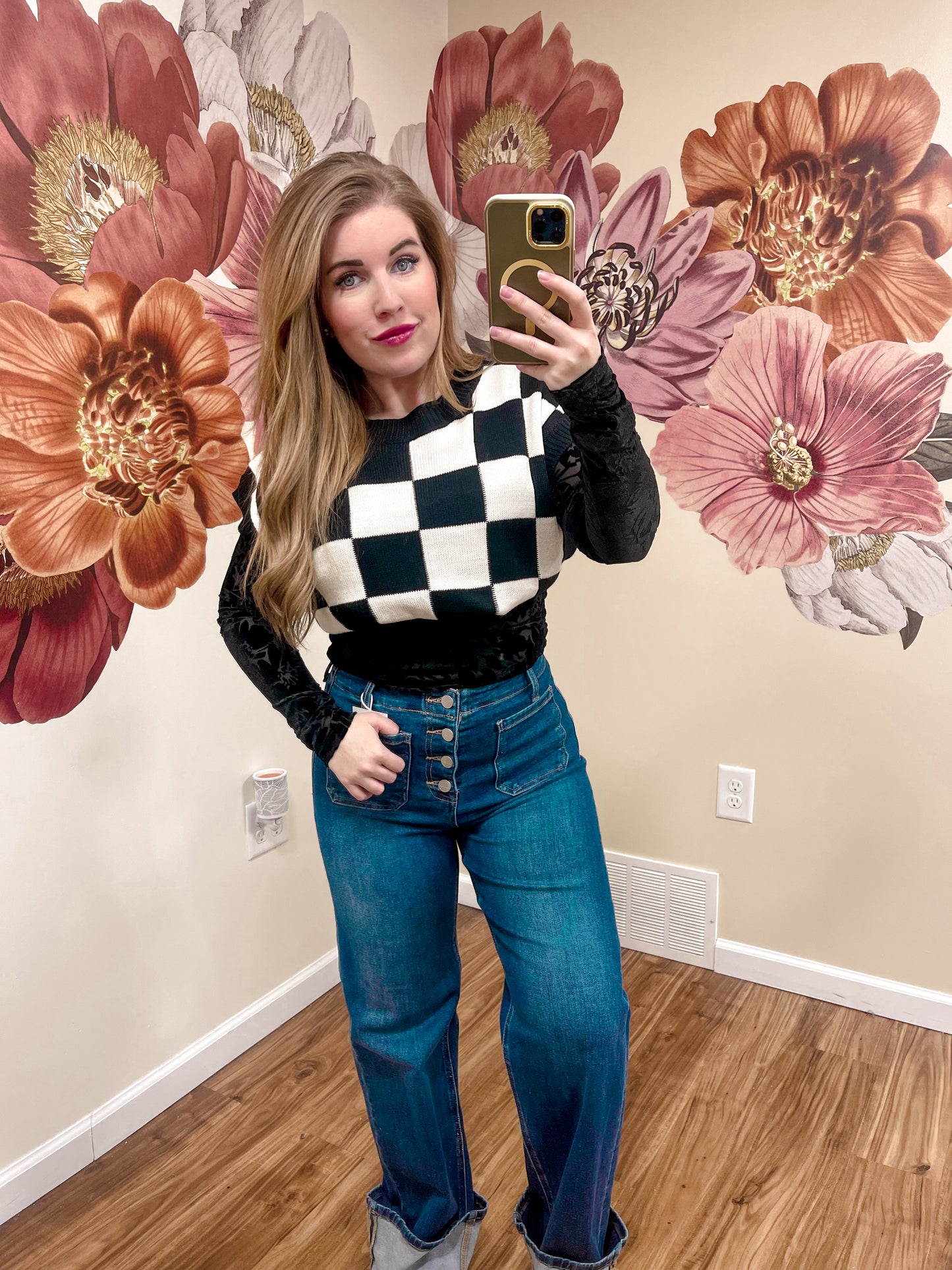 Checkered Sweater